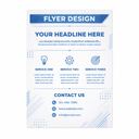 A4 Single Color Flyers/ Notice/  Pamphlets