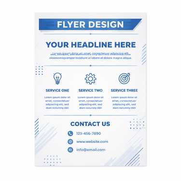 A4 Single Color Flyers/ Notice/  Pamphlets