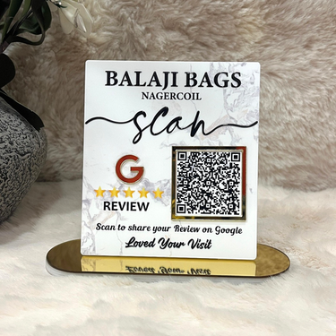 Acrylic QR stand -1 Layout