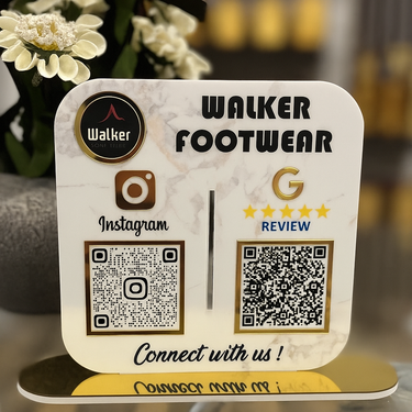 Acrylic QR stand -2 Layout