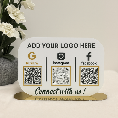 Acrylic QR stand -3 Layout