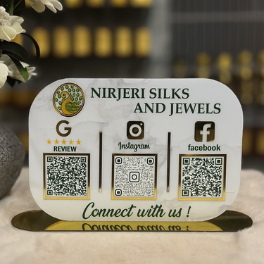 Acrylic QR stand -3 Layout