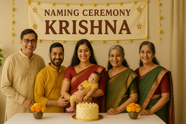 Naming Ceremony Backdrop