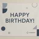 Happy Birthday Backdrop